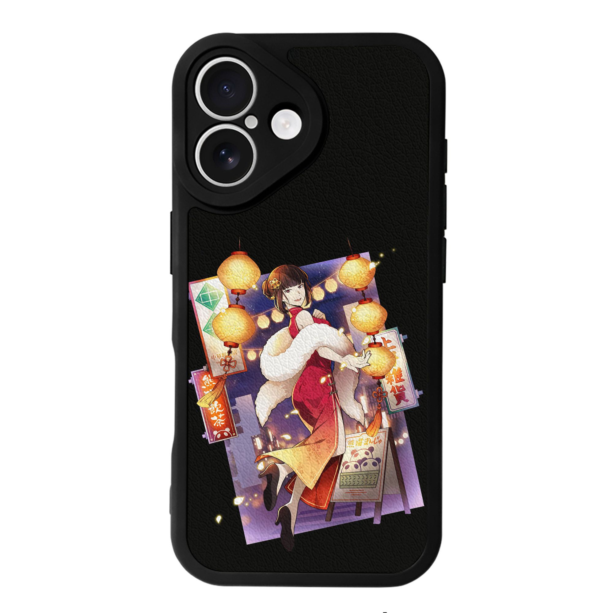 （画像用） 文豪ストレイドッグス Bungo Stray Dogs 【iPhone 16シリーズ対応】シリコンスマホケース（レザー調） 材質：シリコン